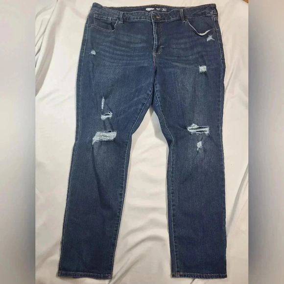 Old Navy, Power Slim, Straight Leg Blue Jeans. - Picture 9 of 9